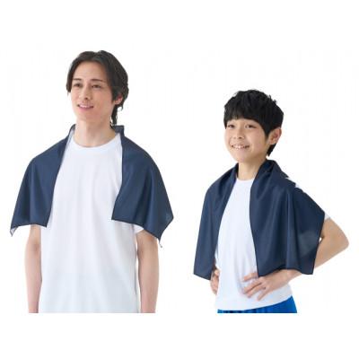 ふるさと納税 城陽市 LOGOS ネッククーラー ネイビー フェイスタオルサイズで日常使いにも 34206289 |  | 02