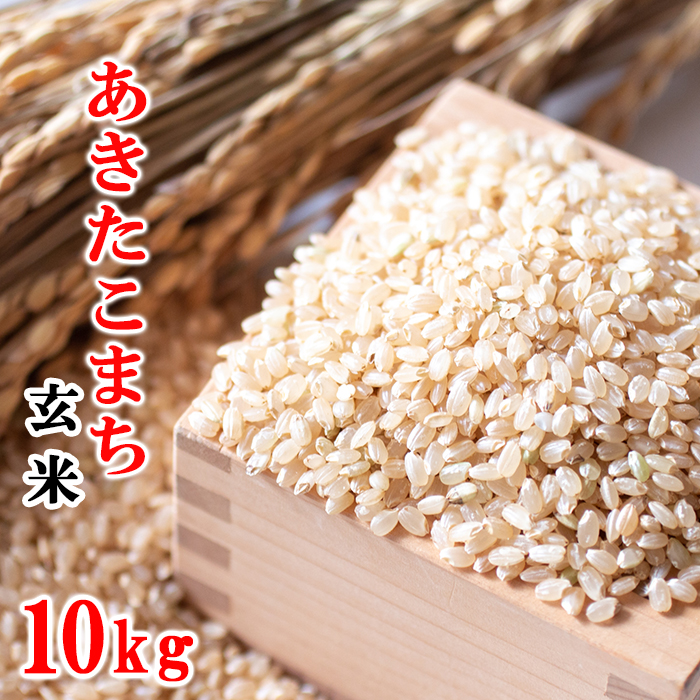 AQ-013-F あきたこまち 玄米 10kg ／ 十一代目藤助