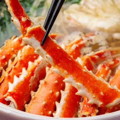 ふるさと納税 小清水町 【訳あり】蒸し蟹・鍋用 2大かに 肩肉食べ比べセット 計1.5kg【タラバ蟹・ズワイ蟹】カット済み