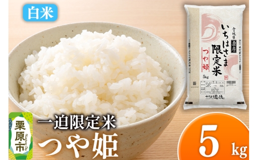 【白米】令和7年産 一迫限定米 つや姫 5kg