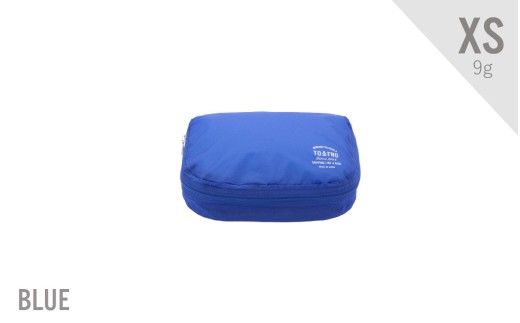 【TO&FRO】軽すぎるポーチ ORGANIZER AIR【XSサイズ・ブルー】