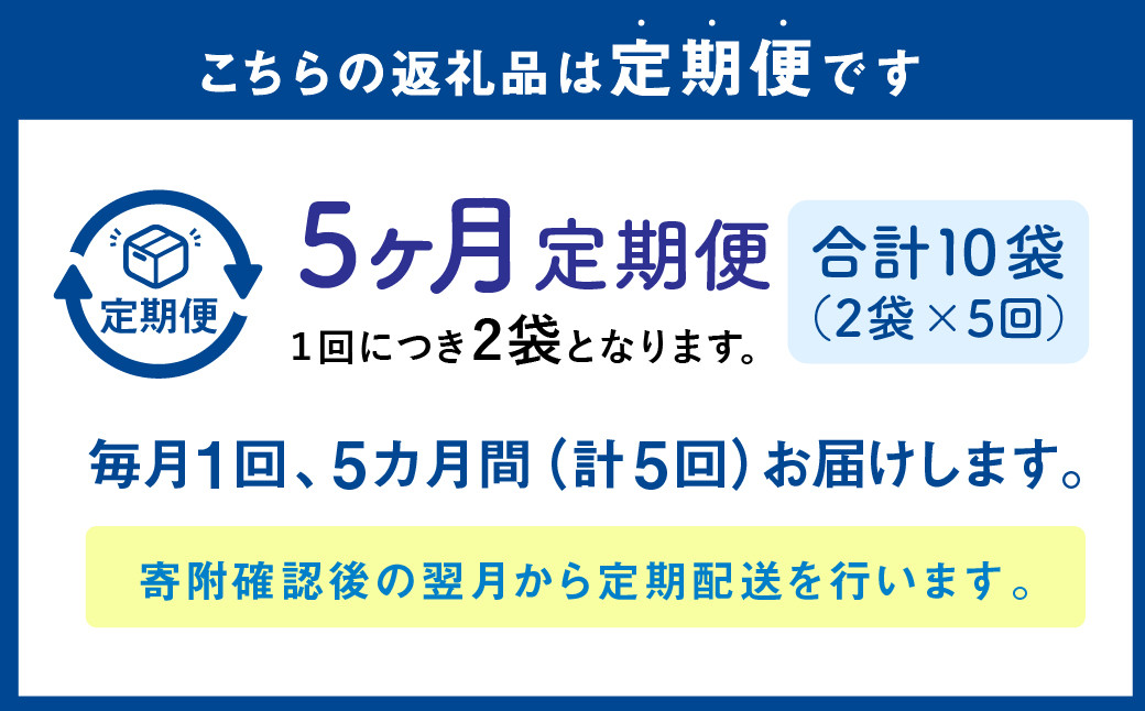【1ヶ月毎5回定期便】パクパクおこめパンケーキミックス（プレーン）スタンドパック 計10パック （2パック×5回）