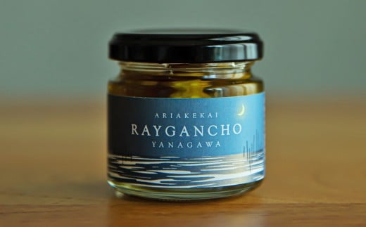 Raygancho （赤エイのアヒージョ） Blue 80g×3本 セット 計約240g 赤エイ アヒージョ 魚 おつまみ 惣菜 九州 福岡県 柳川市