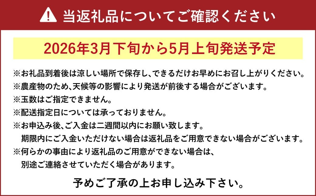 上天草市産 不知火 約3kg