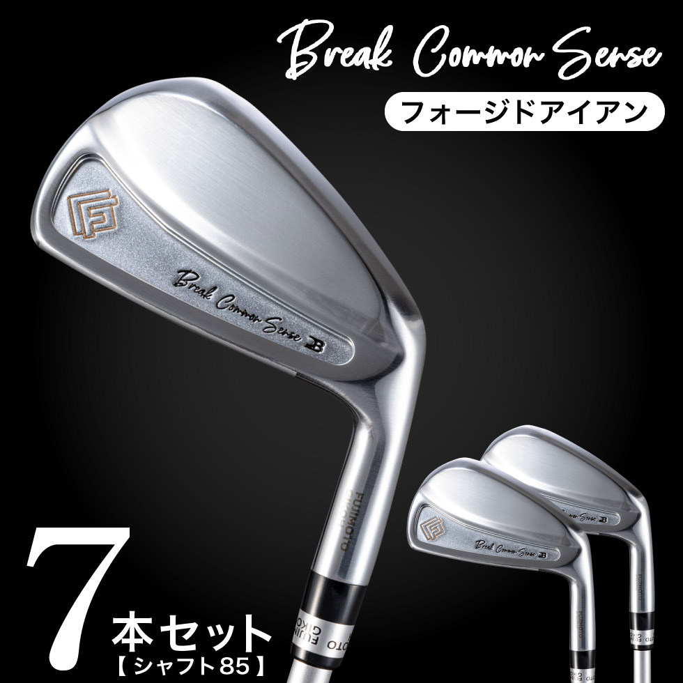 1300BE01N.BREAK COMMON SENSE（ブレイクコモンセンス） Fujimoto_BCS iron(7set) 85 アイアン 7本セット