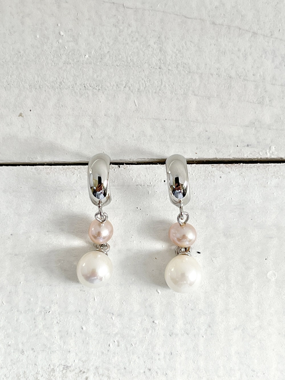 
            1368 二見結ひ　シルバーピアス（あこや真珠6.0mm、淡水真珠4.0mm）17
          