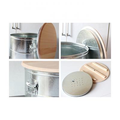 ふるさと納税 姫路市 ひのきとトタンの米びつ・30kgシルバー キャスター付/純国産 インテリア[53650744] |  | 02