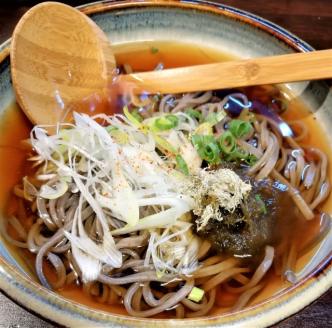 土川そばものがたりセット ／ 蕎麦 ソバ 玄そば つゆ付き 道の駅