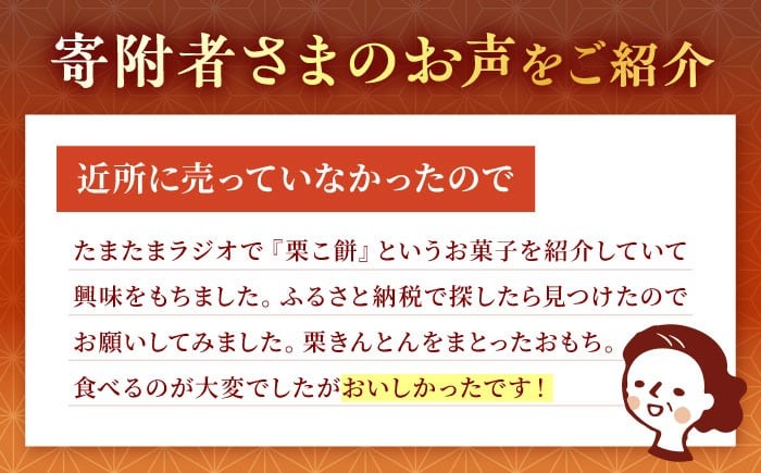 栗こ餅 18個入り 栗 くり くりこもち 栗粉餅 栗きんとん 和菓子 スイーツ 秋 贈答 ギフト 銘菓 ご当地 岐阜 白川