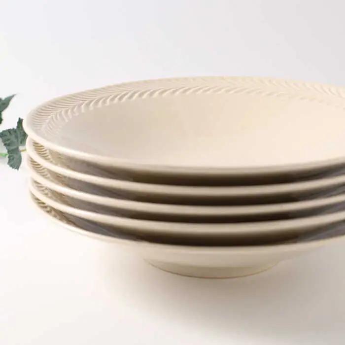 【波佐見焼】ローズマリー （アイボリー） マルチボウル 5個セット 食器 皿 【福田陶器店】 [PA270]  波佐見焼