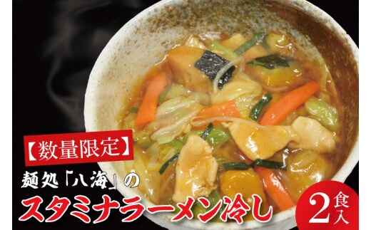 
										
										【日時指定必須】麺処「八海」のスタミナラーメン冷し（２食入り）【ラーメン 麺 スタミナ 冷やし ラーメン ご当地ラーメン ご当地グルメ 茨城県 水戸市】（FF-5）
									