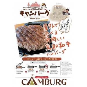 キャンバーグ300g×2個(鳥取和牛100%キャンプ用ハンバーグ)【配送不可地域：離島】【1682805】