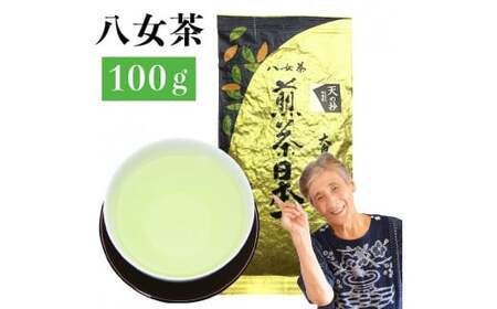 自社製造の深蒸しの八女茶！当園の最高級茶！天の抄（てんのしょう）100g入り 008-033