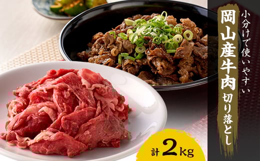 牛肉　切り落とし　2kg(500g×4)【1616541】