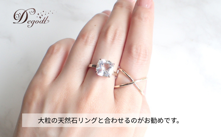 Degodd デゴッド Eternity GLリング 13号  リング 指輪 ゴールドリング アクセサリー レディースアクセサリー ファッションジュエリー シンプル シンプルリング シンプルアクセサリ