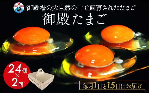 
《1日と15日にお届け》御殿たまご 赤たまご 24個入×月2回（破損保障含む）（6個入モウルドパック×4P入） ｜ 卵 タマゴ 玉子 たまごかけご飯 生卵 鶏卵 卵焼き 国産 御殿場産 ※北海道・沖縄・離島への配送不可

