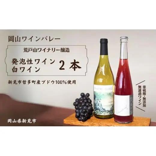岡山ワインバレー 荒戸山ワイナリー醸造 ワイン2本セット（発泡性ワイン・白ワイン）