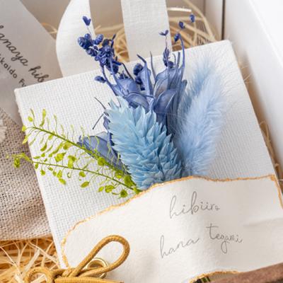 ふるさと納税 富良野市 【ギフト】フラワー アレンジメント 2種3点セット(ブルー紫)〈 ラベンダー の香りポプリ付〉 |  | 02