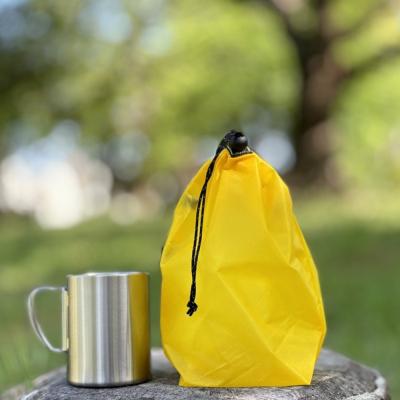 ふるさと納税 名古屋市 【S 1.5L・黄色】　キャンプで大活躍!トイレットペーパーホルダー 小さめナイロン巾着袋