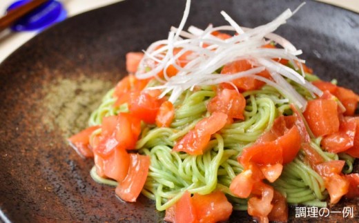 手延べ芽かぶそうめん 30袋セット　調理の一例