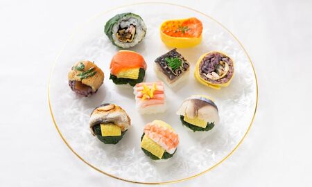 あでやか手鞠わさび葉寿し 15個入　近鉄百貨店　奈良店　　寿司　すし　お寿司　てまり寿司　わさび　寿司　すし　お寿司　てまり寿司　わさび　寿司　すし　お寿司　てまり寿司　わさび　寿司　すし　お寿司　て