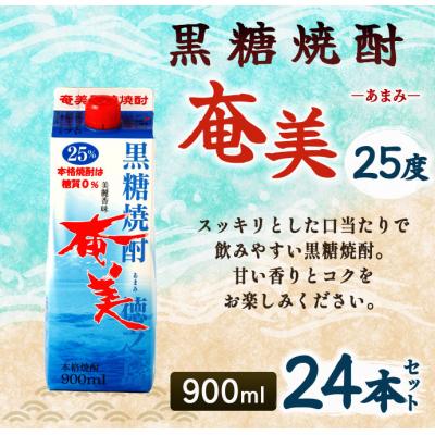 ふるさと納税 天城町 黒糖焼酎 奄美 900ml×24本セット 25度 パック