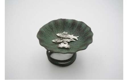 ［高岡銅器］花水幸（カニ）5匹 錫製品 水質改善 浄化 箸置き カトラリーレスト 盆景 日本製