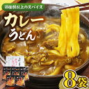 【ふるさと納税】カレーうどん 8食 《豊前市》【富士菊】うどん カレーうどん [VAI013] 9000 9000円