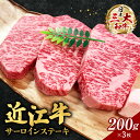 【ふるさと納税】近江牛サーロインステーキ　200g×3枚　D-E18　西川精肉店