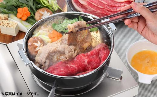 鉄製特厚すきやき鍋20cm キッチン用品 なべ 料理 焼き肉 200mm 燕三条製【010S304】