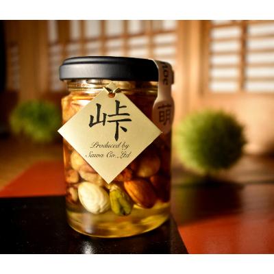 ふるさと納税 那智勝浦町 ナッツの蜂蜜漬【峠プレミアム　萌(MOE)】〜熊野古道　峠の蜂蜜×ナッツ