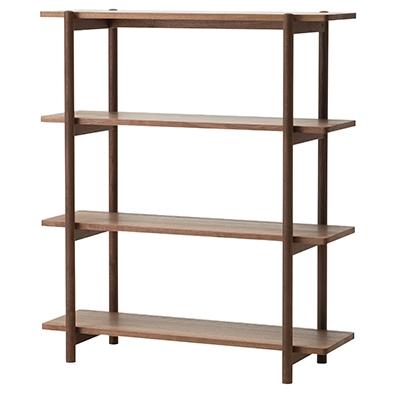 ふるさと納税 旭川市 旭川家具　cosine　リビングシェルフ120　ウォルナット_00837