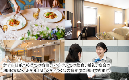 ホテル日航つくば・ホテルJAL シティつくばご利用券 300,000円分 宿泊券