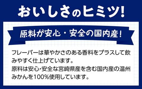 サンAみかんジュース100%　125ml紙パック×24本 【 ふるさと納税 飲料 ジュース みかん ミカン 温州みかん 紙パック 送料無料 】 [C03025]