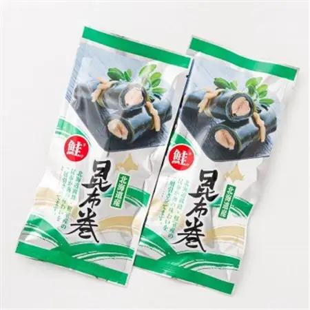 【毎月定期便】北海道産昆布で鮭を丁寧に巻いた昆布巻き(1本×2袋)全12回【4068159】