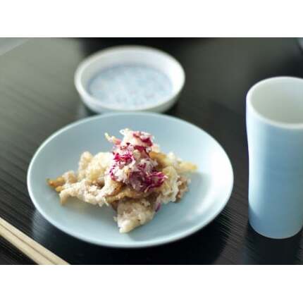ARITA PORCELAIN LAB(アリタポーセリンラボ) パールブルー・パーティーセット 有田焼 モダン 大皿 取皿 盛り皿 小皿 パステルカラー A130-31_イメージ2
