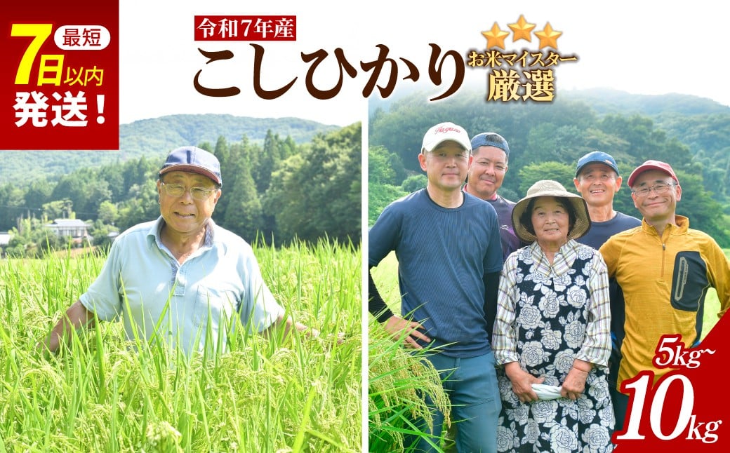 
                  ＜選べる容量＞お米マイスター厳選!＜令和7年産＞茂木百騎米  | コシヒカリ こしひかり おこめ 令和7年産 ライスパーラーかわかみ 栃木県 茂木町
                