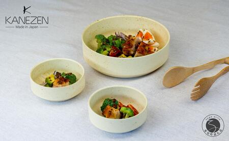 有田焼 110 190 カット ボウル 化粧土 3点 セット【金善製陶所】食器 取鉢 スタッキング 大鉢 小鉢 うつわ 3.5万円 35000円 do020