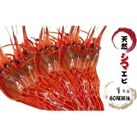 【ふるさと納税】8-014-007　天然シマエビ 1kg（80尾前後）　お届け：入金確認後、1週間～1ヶ月以内