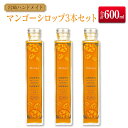 【ふるさと納税】◆宮崎ハンドメイド　マンゴーシロップ×3本セット(合計600ml)