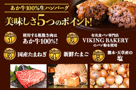 ステーキマニア監修 熊本県産 あか牛 100% 生ハンバーグ 140g×13個入り 合計1820g 《60日以内に出荷予定(土日祝除く)》熊本県産あか牛 バイキングベーカリー 冷凍 ハンバーグ