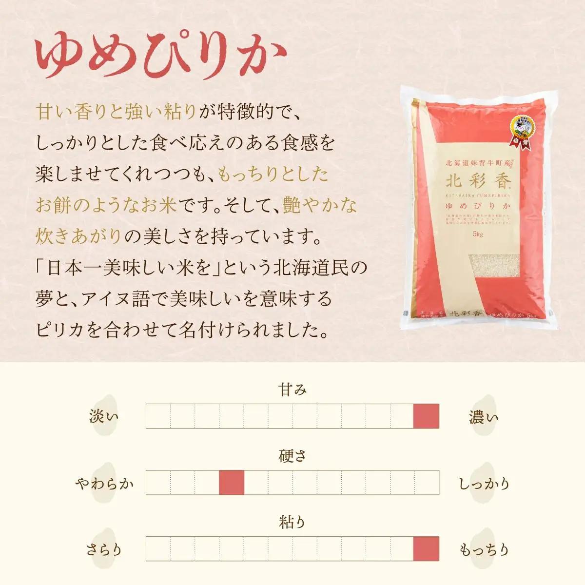令和8年産 ゆめぴりか 白米 5kg 2027年9月発送