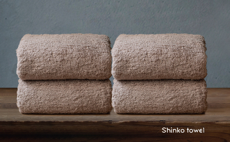 【TVで紹介！】おぅ！え～やん バスタオル（ブラウン）4枚