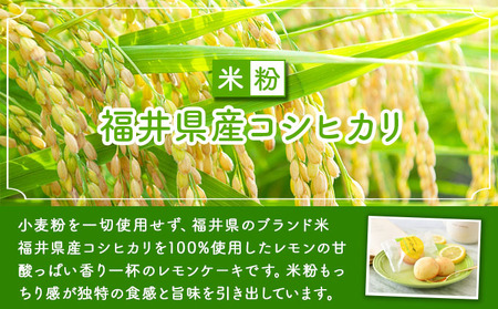 [009-a018] 幸せの小さな レモンケーキ 5個【小麦粉不使用】