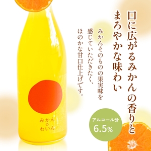 【 小豆島 】文次郎農園 小豆島100％ みかんのわいん 750ml お酒 酒 ワイン みかん 蜜柑 ミカン 温州みかん 香川 香川県 土庄 土庄町