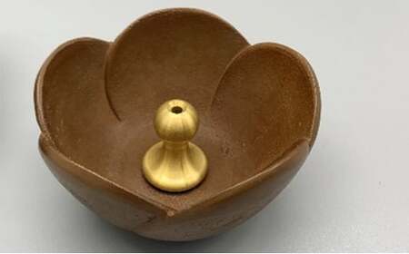 【高岡銅器】うめ香炉 赤 民芸品 工芸品 伝統技術 装飾品 インテリア  FAD-0692