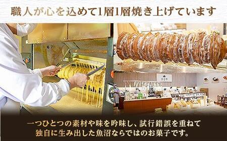 ES174 無地熨斗 バウムクーヘン 抹茶 ミニ 詰め合わせ セット 5個入り 八海山 焼き菓子 お菓子 スイーツ バームクーヘン さとや  新潟県 南魚沼市  のし gift お土産 プレゼント 贈