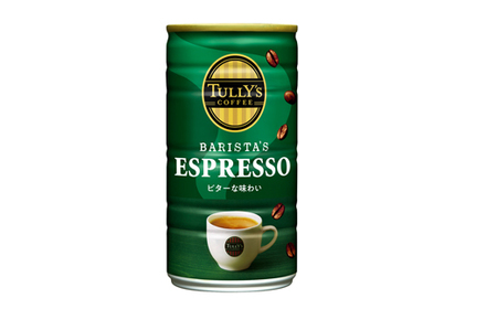 131-24　TULLY'S COFFEE（タリーズコーヒー） ESPRESSO缶180ml×30本　缶コーヒー