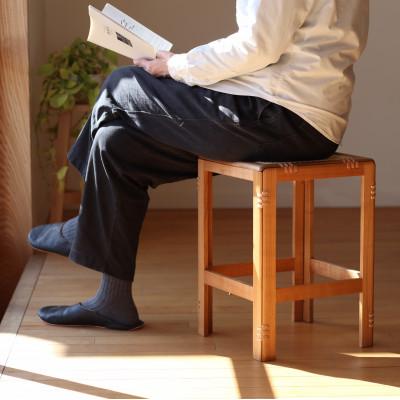 ふるさと納税 宇治市 木製折り畳み椅子「patol stool」 籐張り