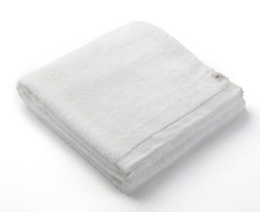 アメリカ産 超長綿 ふわふわ バスタオル 1枚 ホワイト色 [1325]